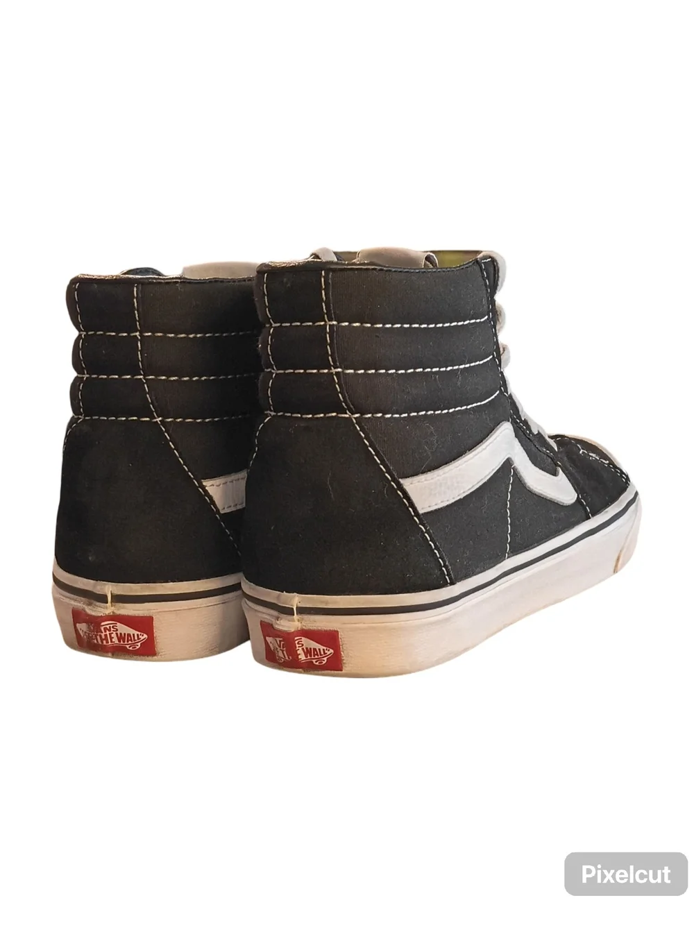 Vans Sk8-Hi Classic Black White High Top Skate Sneakers Women’s Size 9